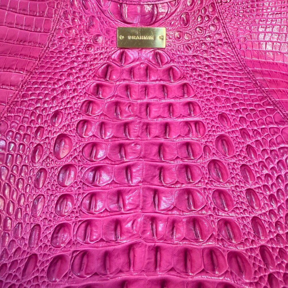 EUC Pink/Fuchsia Brahmin shopper tote. - Picture 7 of 14